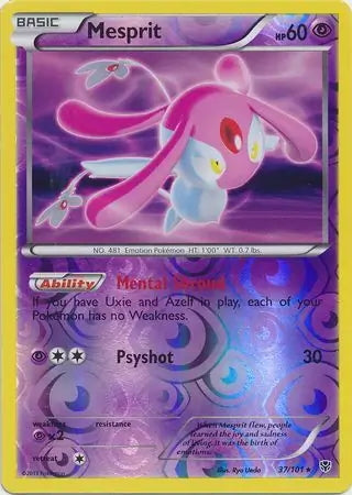 Plasma Blast Mesprit #37/101 reverse holo